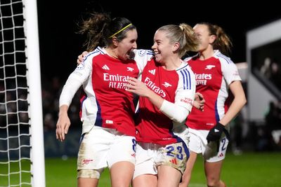 Arsenal grab late winner but Man City fall to Barcelona in Women’s Champions League