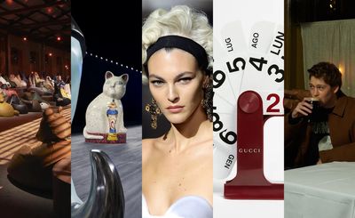 Giant cats, Madonna wigs, pints of Guinness: seven objects that tell the story of fashion in 2024