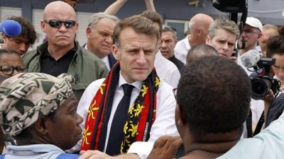 France pledges full crisis response as Macron visits cyclone-ravaged Mayotte