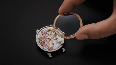 Dior celebrates the Year of the Snake with a rose gold lunar-inspired watch