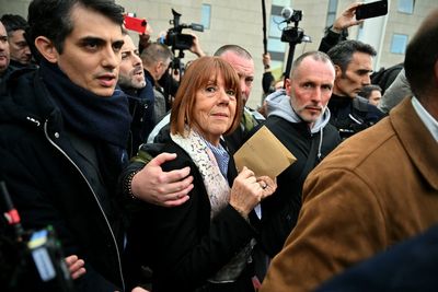 Gisèle Pelicot mobbed by supporters as she leaves court after mass rape trial verdict