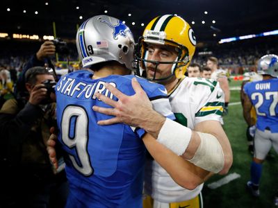 Matthew Stafford knows challenge of facing ‘all-time great’ Aaron Rodgers