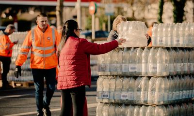 ‘These water companies have got a damn nerve’: anger in England as 58,000 homes lose supply while bills surge