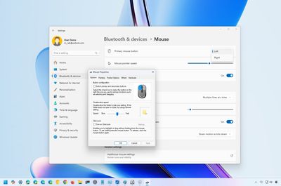 How to set mouse for left-handed people on Windows 11