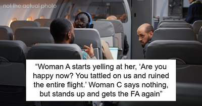 Woman Pays For Premium Seat On Long Flight, Verbally Abused By Two Ladies When She Refuses To Move