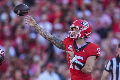 Carson Beck’s elbow injury will reportedly sideline him for Georgia’s College Football Playoff run