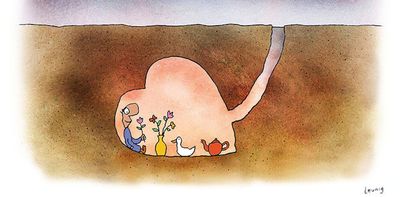 The closest thing Australian cartooning had to a prophet: the sometimes celebrated, sometimes controversial Michael Leunig