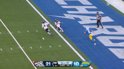 WATCH: Kris Abrams-Draine grabs interception vs. Chargers