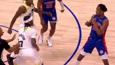 Jordan Clarkson, Ron Holland II Ejected for Squaring Up During Jazz-Pistons Game