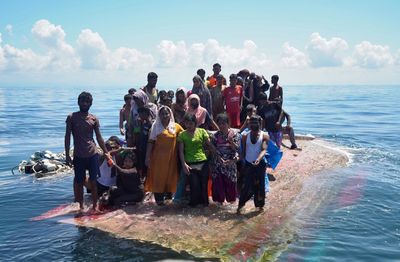 Sri Lanka Navy rescues over 100 Rohingya adrift in the Indian Ocean