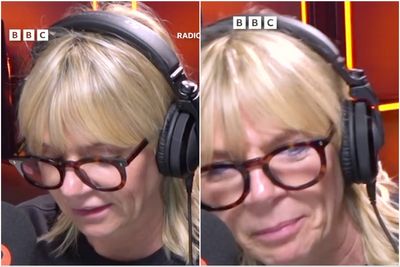 Zoe Ball breaks down in tears as she presents final Radio 2 Breakfast show