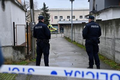 Croatian police say a 7-year-old girl died and 6 people were wounded in a knife attack in a school