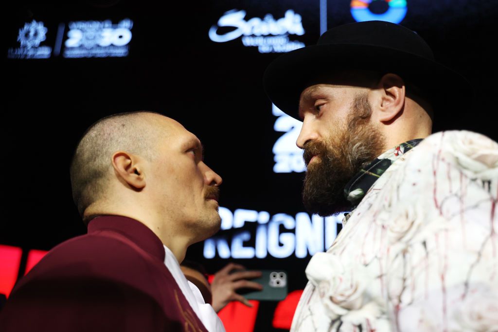 Tyson fury vs usyk height and weight