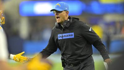 Jim Harbaugh Was So Fired Up in the Locker Room After Chargers' Win Over Broncos