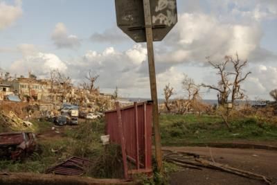 French President Faces Anger In Cyclone-Hit Mayotte