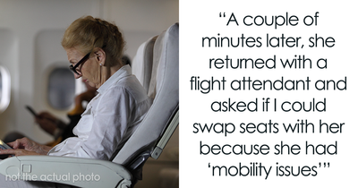 Demanding 60-Year-Old Asks For Seat Swap Due To “Mobility Issues,” Gets Turned Down