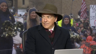 College football fans loved Nick Saban’s Indiana Jones-esque hat on GameDay at Notre Dame