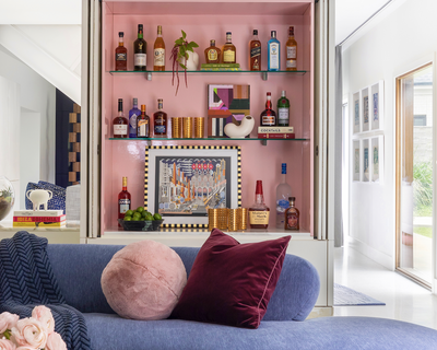 7 Stylish Home Bar Storage Ideas — That Give a Whole New Meaning to Serving Drinks "Neat"