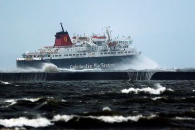 High winds hit Scotland’s ferry services over Christmas getaway weekend