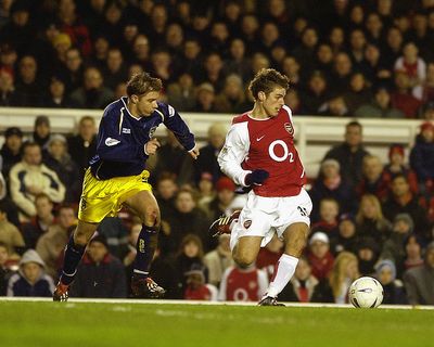 ‘Even though it was late in the game, the Arsenal fans started singing my name. It felt like the moment I announced myself as a professional footballer’: Ex-Gunners star recalls scoring first senior goal as a teenager at Highbury