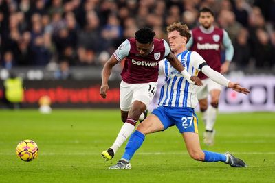 West Ham cling on for Brighton point thanks to Mohammed Kudus redemption