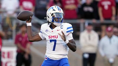 Kevin Jennings's Three First-Half Interceptions Leave SMU Desperate vs. Penn State