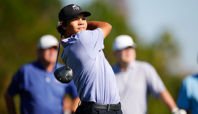 Charlie Woods Seen Using New TaylorMade Driver At PNC Championship