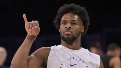 Bronny James Channeled LeBron With Chase Down Block at G League Showcase