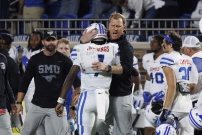 SMU Quarterback Kevin Jennings Shows Resilience After Tough Game