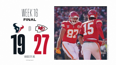 Final score: Chiefs wrangle Texans, secure 27-19 victory in Week 16