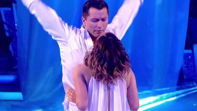 Strictly stars Tess Daly and Pasha Kovalev fight back tears in special tribute to Caroline Flack