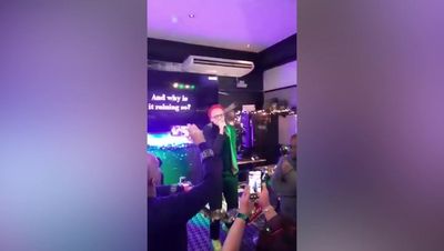 Nineties chart topper shocks pub-goers as he performs surprise karaoke set