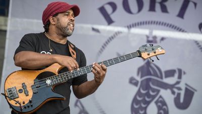 “I have a hair tie around the nut of my bass, and I pull it up to the 17th fret”: Just when we thought he’d settled into his routine as a bass superhero, Victor Wooten pulls out another surprise: a 25-cent hair tie?