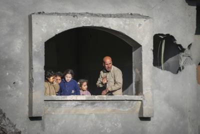 Israeli Strikes In Gaza Kill Dozens, Vatican Envoy Visits