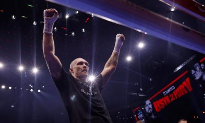 Usyk stakes claim as best man in boxing after making Fury eat his words