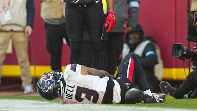 Texans WR Tank Dell's Injury Severity Revealed After Scary Moment vs. Chiefs