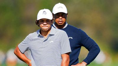 Charlie Woods Makes a Hole-in-One, Gets Big Hug From Tiger at PNC Championship