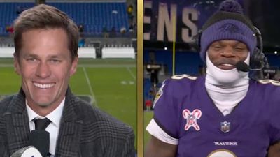 Lamar Jackson Had Classy Message for Tom Brady At End of Postgame Interview