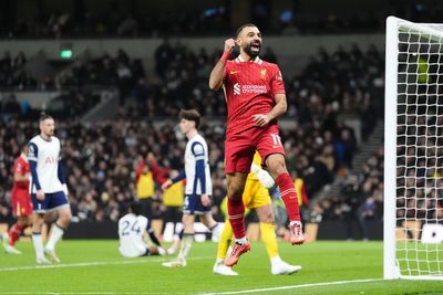 Liverpool hit Tottenham for six and extend lead at top after nine-goal thriller