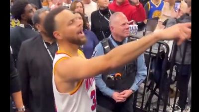 Steph Curry Was Not Happy With a Fan After Trying to Do Good Deed Following Win