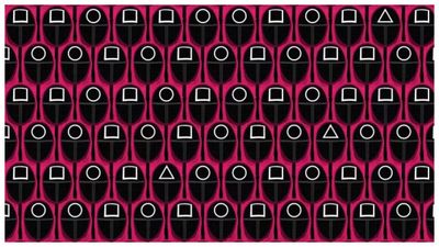 Optical illusion: Only a true 'Squid Game' fan can spot the five guards with triangle masks