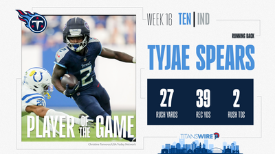 Titans vs. Colts Player of the Game: RB Tyjae Spears