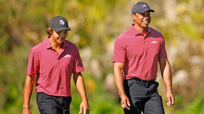 Tiger and Charlie Woods All Smiles in Defeat at PNC Championship