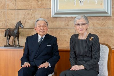 Japan’s former emperor Akihito celebrates 91st birthday caring for wife recovering from broken leg