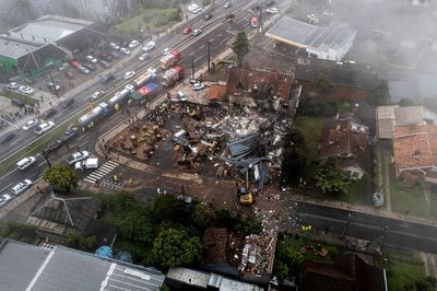 Brazil plane crash: At least 10 dead after aircraft comes down in tourist town