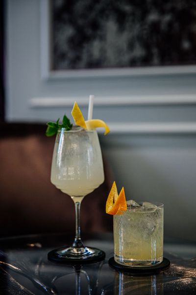 Douglas Blyde samples Colin Field's iconic limoncello spritz at Grand Hotel Excelsior Vittoria