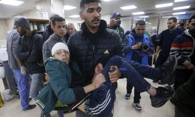 Seven children from one family among dozens killed by Israeli attacks on Gaza