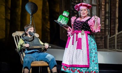 Hansel and Gretel review – manic energy and festive roars of fury keep kids enrapt