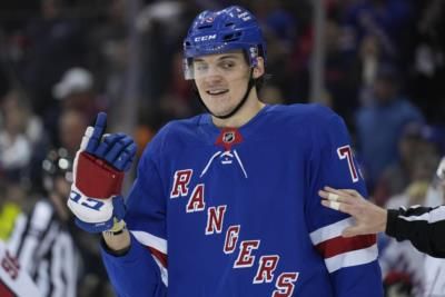 Rangers' Rempe Suspended 8 Games For Boarding Heiskanen