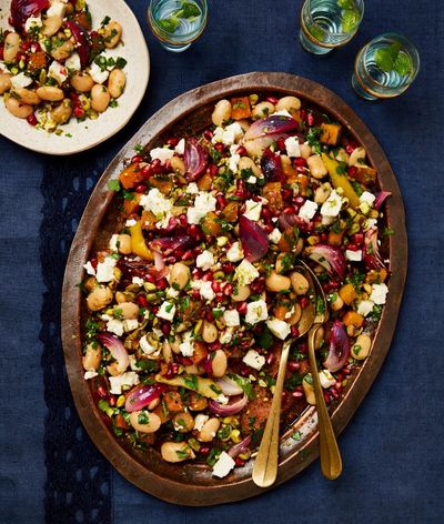 Rukmini Iyer’s quick and easy recipes for jewelled winter salad and chocolate-orange pudding